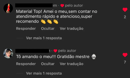 Depoimento de aluno 1